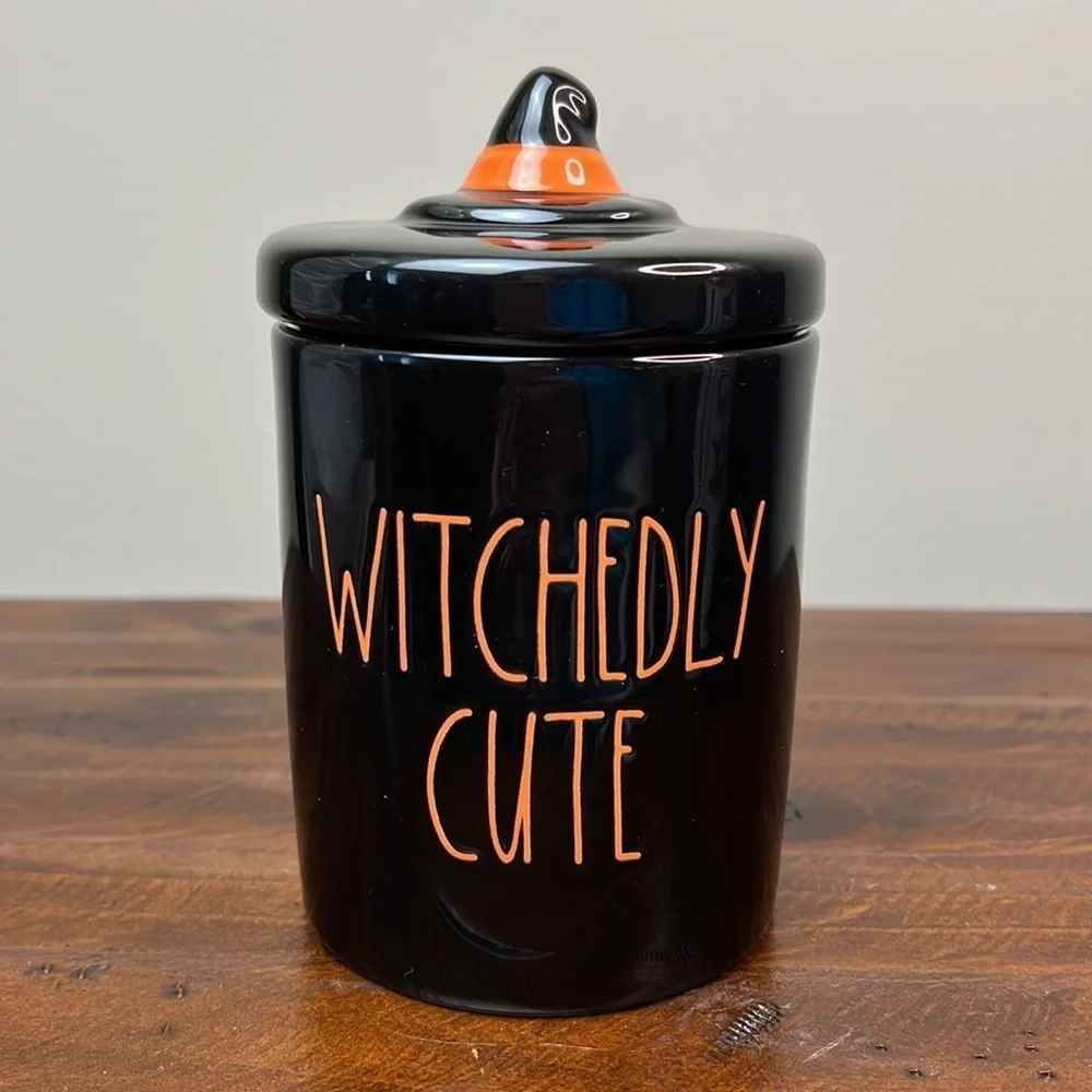 Last 1 - Rae Dunn “Wickedly Cute” Ceramic Jar - Picture 2 of 9